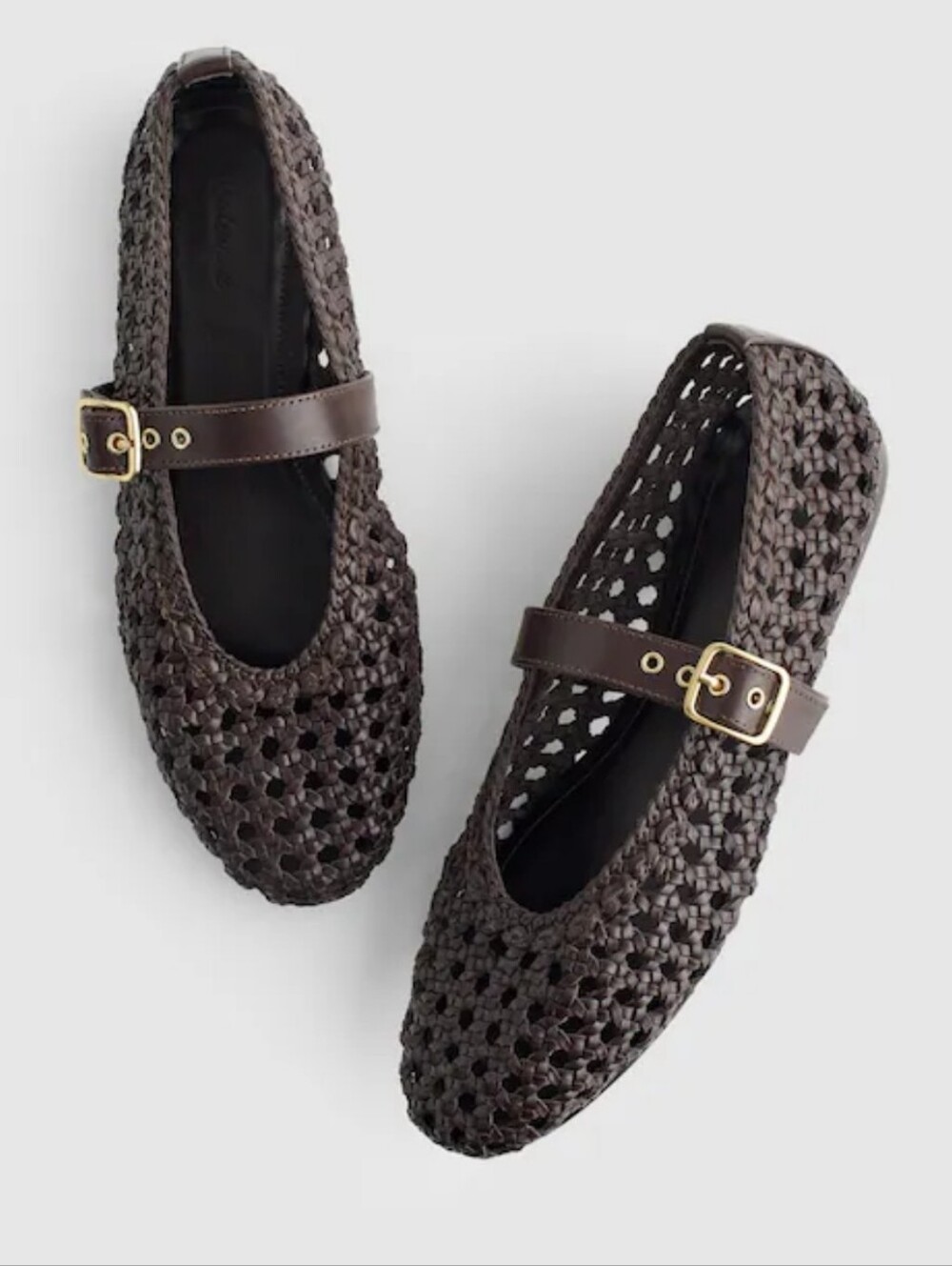 Madewell The Remy Mary Jane Flat - dark carob